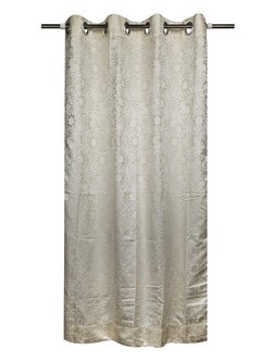 ผ้าม่าน EYELET CHILD FREEDOM STYLE COYA 140X220 ซม. สีครีม ผ้าม่านประตู CURTAIN ผ้าม่านและมู่ลี่