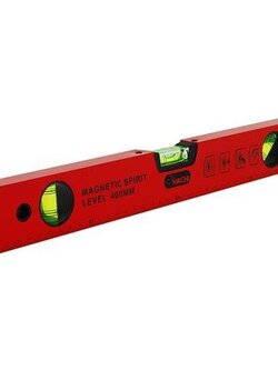 ระดับน้ำแม่เหล็ก 400 มม. HACHI น้ำหนักเบา มีหน่วยวัดที่ละเอียดชัดเจน