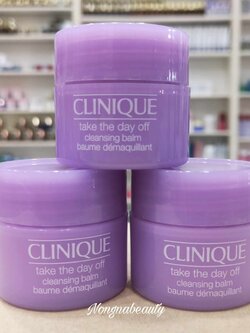CLINIQUE Take The Day Off Cleansing Balm 15ml (ขนาดทดลอง) บาล์มล้างเครื่องสำอาง