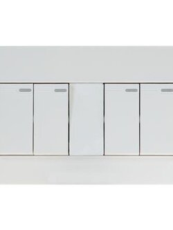 ชุดสวิตช์ 1 ทาง 4 ช่อง HACO M4N-S41 ทนต่อการใช้งาน