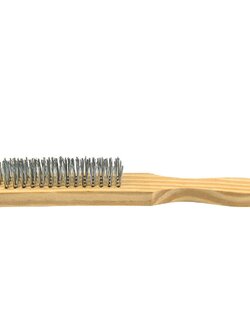 แปรงลวดเหล็ก ซิโน 4 แถว 4 ROW STEEL BRUSH SHINO BRUSH