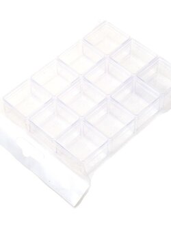 กล่องใสฝาปิด NAM NGAI HONG S1 3x3x2 ซม.