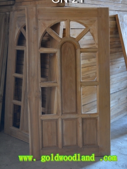 บานหน้าต่างไม้สัก GN-21