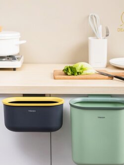 (รับโค้ดลด30บาท) Dear Home ถังขยะ มินิ ในครัว ห้องน้ำ สไตล์ญี่ปุ่น แบบแขวน ที่ทิ้งขยะ เล็ก สองขนาด