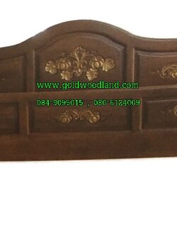 เตียงนอนไม้สัก ลาย 32