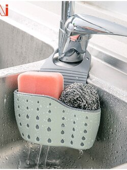 TMi ที่วางฟองน้ำ ที่วางสบู่ ที่ใส่ฟองน้ำล้างจาน ตะแกรงวางฟองน้ำ ตะแกรงสแตนเลส อย่างดี ติดตั้งง่าย ห้องน้ำ 2 ช่อง