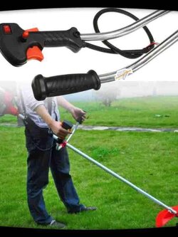 คันเร่งตัดหญ้า RBC 411 40 ซม.ที่จับหลอดคันเร่ง Trigger สายอลูมิเนียม อะไหล่เครื่องตัดหญ้าสวิทช์ควบคุมบ้านสวนอุปกรณ์