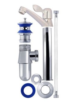 ICON ชุดก๊อกอ่างล้างหน้า รุ่น IC02-ZO7 สีโครมเมี่ยม ทนทาน น้ำไม่รั่วซึมง่าย ดีไซน์สวยโดดเด่น