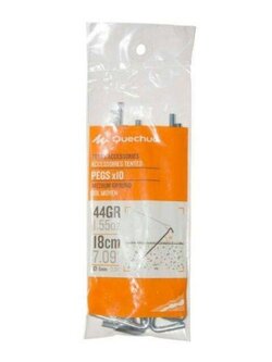 สมอบกเหล็กกล้าชุด 10ตัว quechua