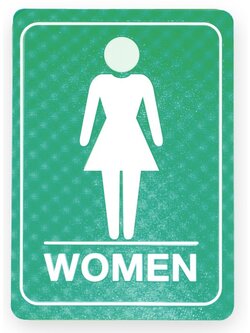 S702-WOMEN-ป้ายไซน์โกอะคริลิคสีพิเศษ