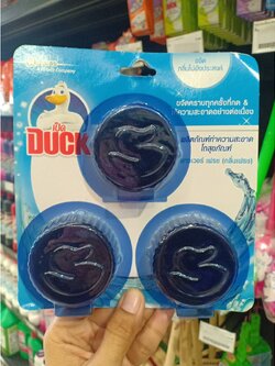 3ก้อน เป็ดก้อน พาวเวอร์เฟรช 40 กรัม ผลิตภัณฑ์ทำความสะอาดโถสุขภัณฑ์พาวเวอร์เฟรช Duck เป็ด