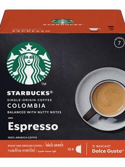 แคปซูลเครื่องชงกาแฟ NESTLE สตาร์บัคส์ โคลัมเบีย เอสเพรสโซ่ ทำความร้อนได้ในไม่กี่วินาที ช่วยให้รังสรรค์กาแฟได้รวดเร็ว