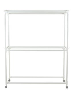 CHILD FREEDOM ราวตากผ้าเหล็กมีล้อ 8 เส้น HOMELIVING 1.2 เมตร ราวตากผ้า