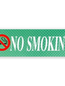 S715-NO SMOKING-ป้ายไซน์โกอะคริลิคสีพิเศษ