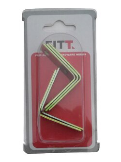 อะไหล่ เฟอร์นิเจอร์ เหล็กฉากตัวL SA-1550 15X50MM 5ตัว BRACKET SA-1550 15X50MM L SHAPE 5