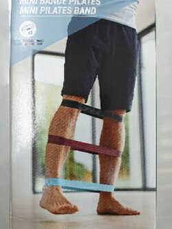 ยางยืดออกกำลังกาย แพ็ค 3 ชิ้น Decathlon แท้ รุ่นใหม่2019-2020 ดำ/ม่วง/ฟ้า