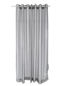 ผ้าม่าน EYELET CHILD FREEDOM STYLE DIAZ 250X220 ซม. สีเทา ผ้าม่านประตู CURTAIN ผ้าม่านและมู่ลี่