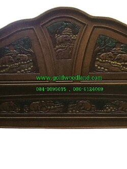 เตียงนอนไม้สัก ลาย 27