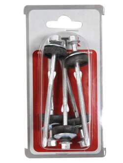 สกรูยึดหลังคากระเบื้อง โครงเหล็ก 5 ตัวอุปกรณ์ยึดติดสกรู, น๊อตและแหวน