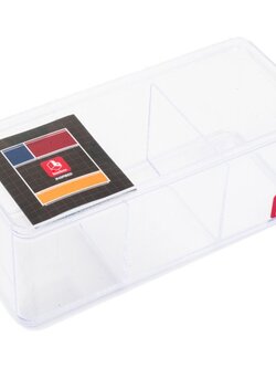 กล่องใสแบ่งช่อง NAM NGAI HONG BB01033 BB 3ช่อง 9x21x8.8 ซม.