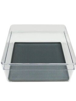 ถาดใส่อุปกรณ์1ช่อง15.5x15.5x5.5 ซม.2818 KITCHEN UTENSIL TRAY 1HOLE 2818 CLEAR