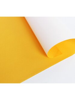 PP-102 สีเหลืองแก่ กระดาษโปสเตอร์สี 1 หน้า หนา60แกรม/แพ็ค 20 แผ่น