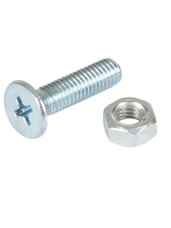 สกรูเกลียวมิลน็อต 5 x 20 MMอุปกรณ์ยึดติดสกรู, น๊อตและแหวน