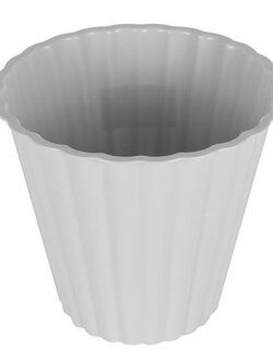 KASSA HOME ถังผงทานตะวันใหญ่ 9.5 ลิตร รุ่น 9278 ขนาด 28.2 x 25.6 ซม. สีเทา ผลิตจากพลาสติก PP เนื้อหนา คุณภาพดี