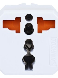 ปลั๊กแปลงกลม TOSHINO EA 3500 วัตต์ UNIVERSAL ADAPTER ROUND PIN TOSHINO EA 3500W