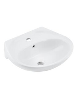 Wall-Hung Basins อ่างล้างหน้าแขวน KARAT K-21135X-1-WK สีขาว อ่างล้างมือ