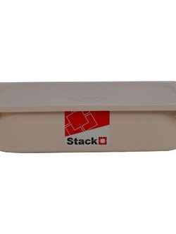 กล่องฝาปิด STACKO 2011A 43x33x10 ซม. สีเบจ