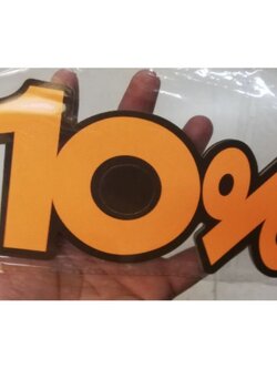 ป้ายลดราคา 10% 20% 30% สำหรับร้านค้าเพิ่มความสนใจ สีสด ดึงดูดลูกค้า ด้วยสินค้าลดราคา