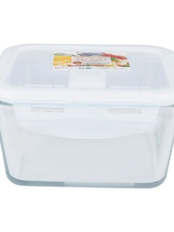 กล่องอาหารจตุรัส MICRON SUPER LOCK 6086 0.8 ลิตร FOOD CONTAINER MICRON SUPER LOCK 6086 0.8L