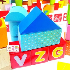 ของเล่นตัวต่อไม้ บล็อกตัวต่อไม้ บล็อกไม้ของเล่น บล็อคไม้ บล็อคไม้สร้างเมือง ลูกบาศก์ บล็อคเรียงซ้อน