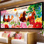 ม้า8 มงคล ครอสติสปักสำเร็จ ขนาด150x70cm ไม่รวมกรอบ งานฝีมือ DIY