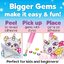 ของเล่นเสริมพัฒนาการ สติกเกอร์การ์ตูนคริสตัล DIY