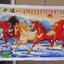 ม้า8ตัวมงคล เสริมฮวงจุ้ย150x60cm ครอสติสปักสำเร็จ ไม่รวมกรอบ งานฝีมือ DIY
