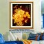 นกคู่ ดอกโบตั๋นทองครอสติสคริสตัล Diamond painting โมเสก ภาพติดเพชร งานฝีมือ DIY