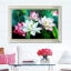 กุหลาบ ครอสติสคริสตัล Diamond painting โมเสก ภาพติดเพชร งานฝีมือ DIY