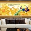 นกยูงคู่ ดอกโบตั๋น ครอสติสคริสตัล Diamond painting โมเสก ภาพติดเพชร งานฝีมือ DIY