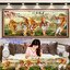 ฝูงเสือโคร่ง ครอสติสคริสตัล Diamond painting โมเสก ภาพติดเพชร งานฝีมือทำที่บ้าน DIY