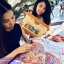ฝูงผีเสื้อ ชุดปักครอสติส พิมพ์ลาย ครอสติสจีน งานฝีมือทำที่บ้าน DIY