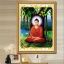 พระพุทธเจ้า ครอสติสคริสตัล Diamond painting โมเสก ภาพติดเพชร งานฝีมือทำที่บ้าน DIY