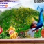 นกยูง ชุดปักครอสติส พิมพ์ลาย ครอสติสจีน งานฝีมือทำที่บ้าน DIY