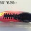 HARA รองเท้าสตั้ดฟุตบอล รหัส F85 สีแดงเขียว เบอร์ 39-46