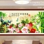 ดอกไม้ชุดปักครอสติช พิมพ์ลาย ครอสติสจีน งานฝีมือ DIY