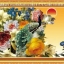 นกยูง ชุดปักครอสติส พิมพ์ลาย ครอสติสจีน งานฝีมือทำที่บ้าน DIY