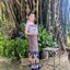 ผู้หญิงชาวจีนระบำ ชุดปักครอสติส พิมพ์ลาย ครอสติสจีน งานฝีมือทำที่บ้าน DIY
