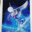 นกยูงคู่ ครอสติสคริสตัล Diamond painting โมเสก ภาพติดเพชร งานฝีมือ DIY