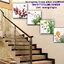 ทุ่งดอกไม้+ภูเขา ชุดปักครอสติช พิมพ์ลาย ครอสติสจีน งานฝีมือ DIY